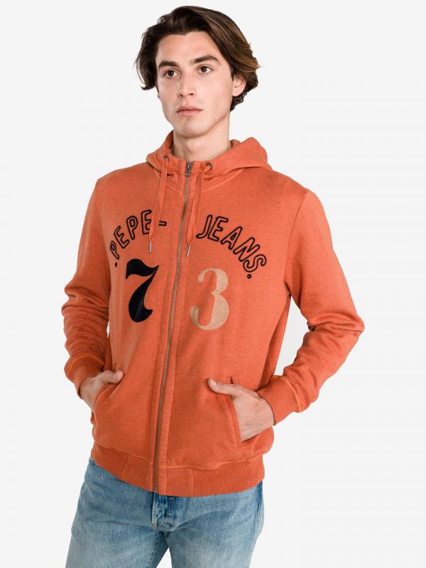 Freasy Mikina Pepe Jeans Oranžová