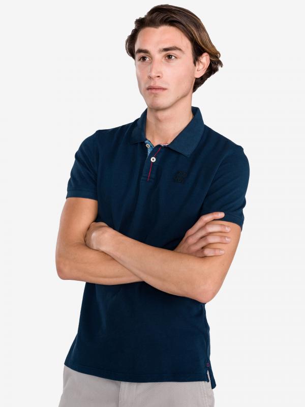 Tao Polo triko Pepe Jeans Modrá
