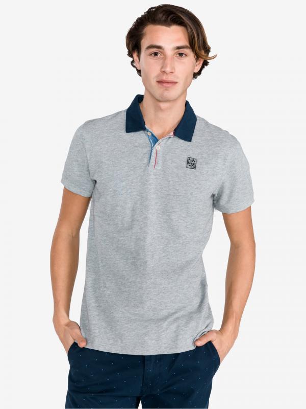 Tao Polo triko Pepe Jeans Šedá