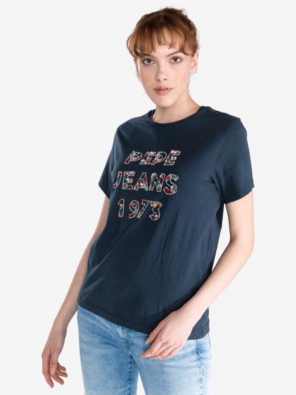 Marnie Triko Pepe Jeans Modrá