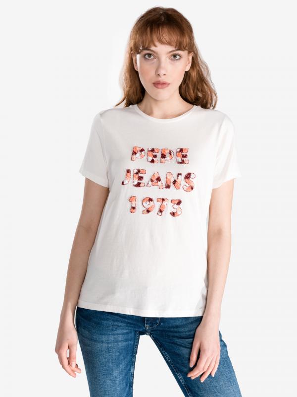 Marnie Triko Pepe Jeans Bílá