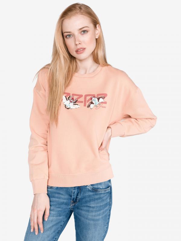Joana Mikina Pepe Jeans Oranžová