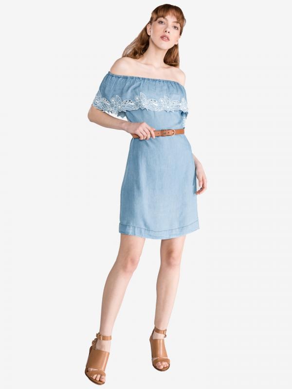 Tati Šaty Pepe Jeans Modrá