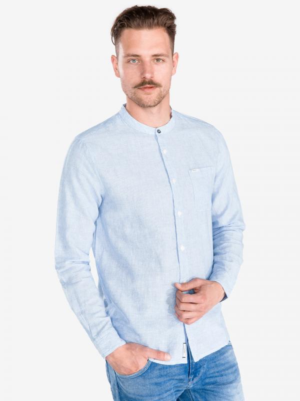 Brent Košile Pepe Jeans Modrá