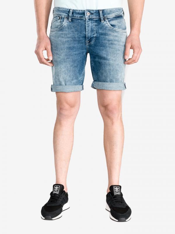 Hatch Kraťasy Pepe Jeans Modrá