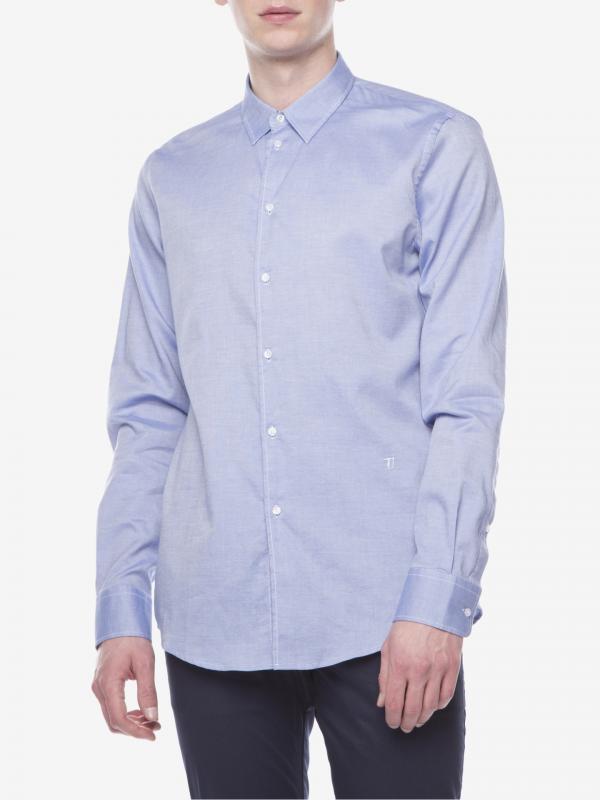 Košile Trussardi Jeans Modrá