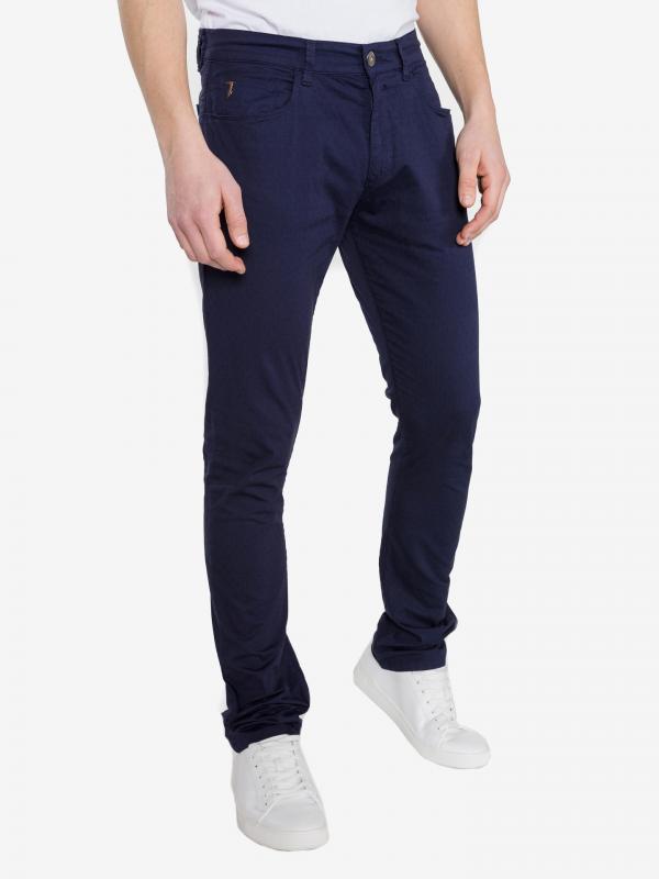 370 Kalhoty Trussardi Jeans Modrá