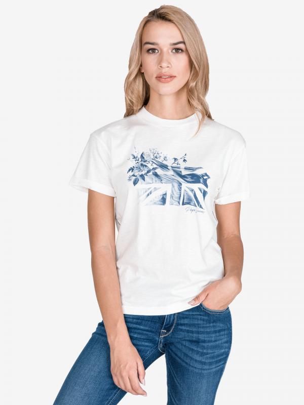 Merche Triko Pepe Jeans Bílá