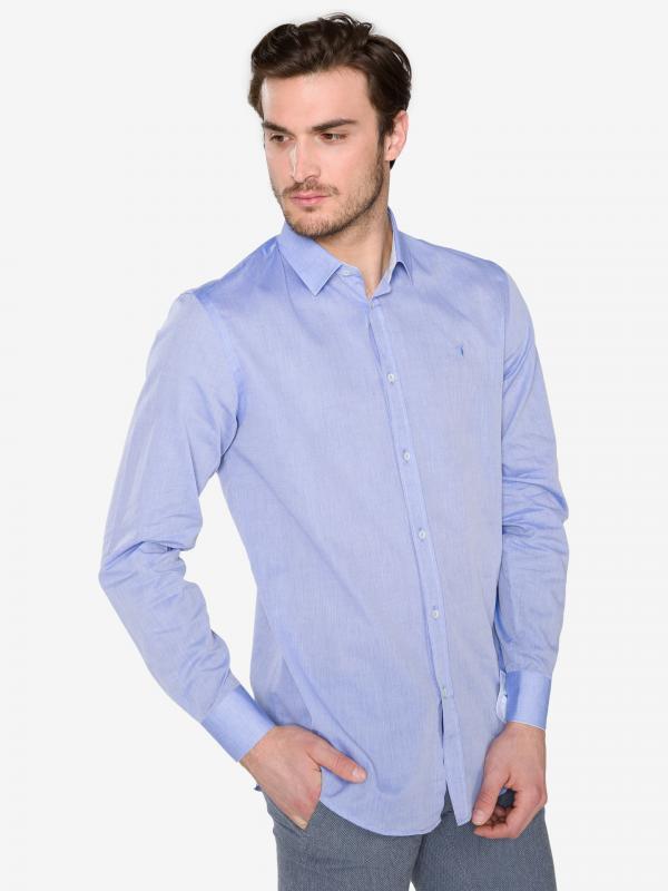 Košile Trussardi Jeans Modrá