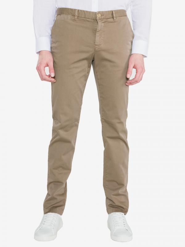 Kalhoty Trussardi Jeans Hnědá
