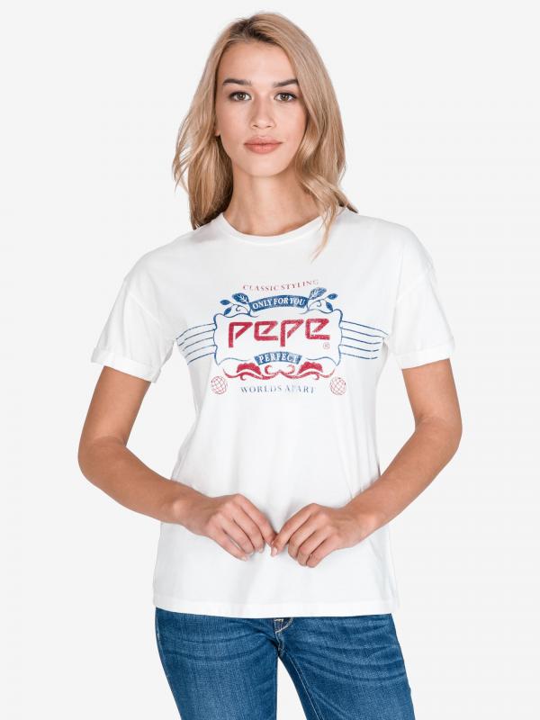 Magic Triko Pepe Jeans Bílá