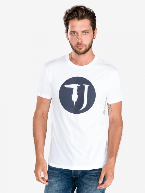 Triko Trussardi Jeans Bílá