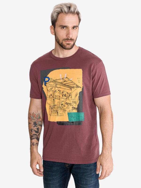 Thom Triko Pepe Jeans Červená