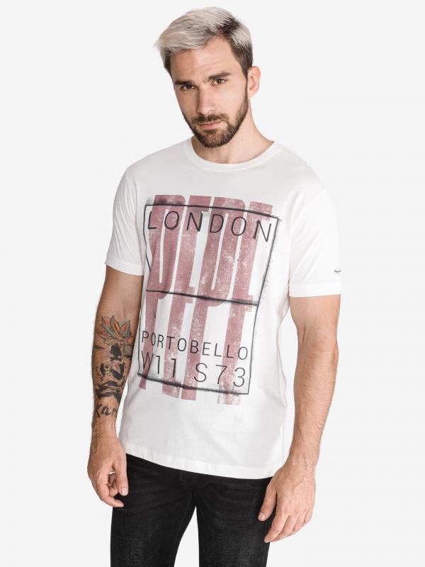 Jacson Triko Pepe Jeans Bílá