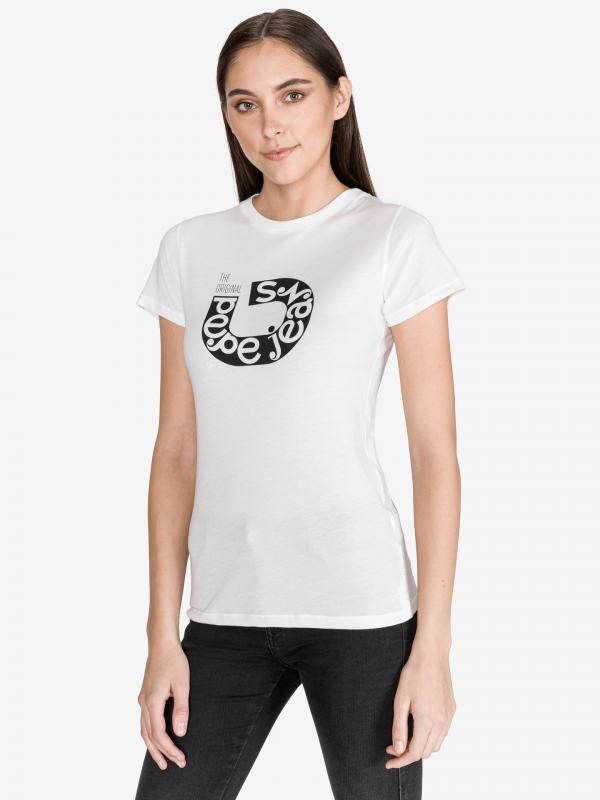 Cadee Triko Pepe Jeans Bílá