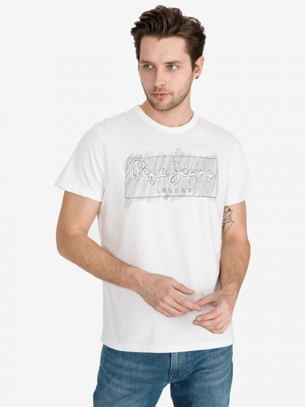 Billy Triko Pepe Jeans Bílá