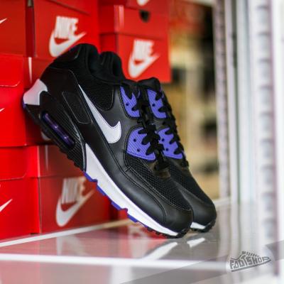 Nike Air Max 90 Essential Black/ White-Persian Violet