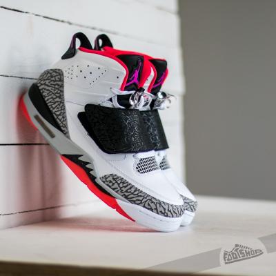 Jordan Son Of White/ Fuchsia Flash-Black-Wolf Grey