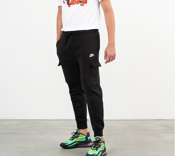 Nike Sportswear Club Cargo BB Pants Black/ Black/ White