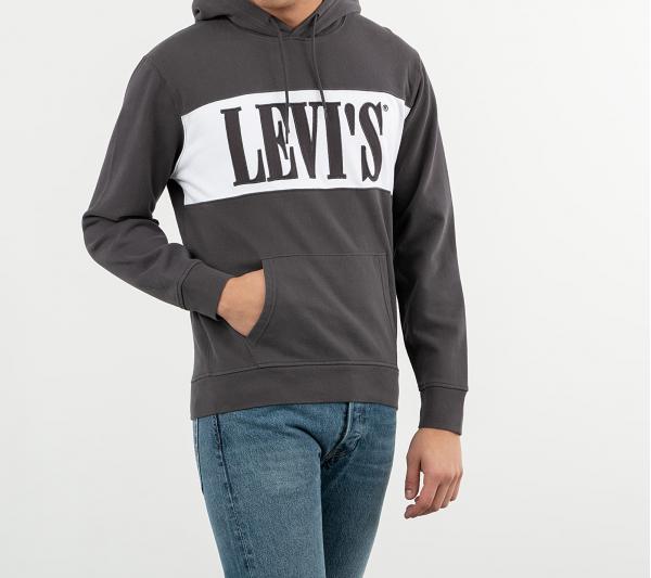 Levi’s® Pieced Hoodie Grey