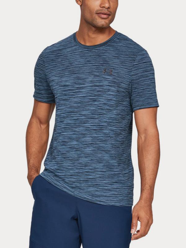 Tričko Under Armour Vanish Seamless Ss Modrá