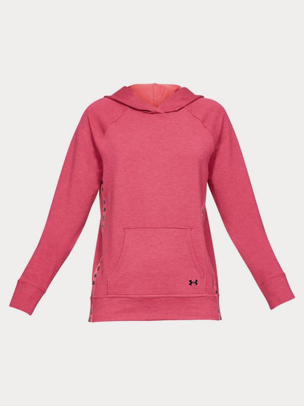 Mikina Under Armour Featherweight Fleece Hoody Růžová