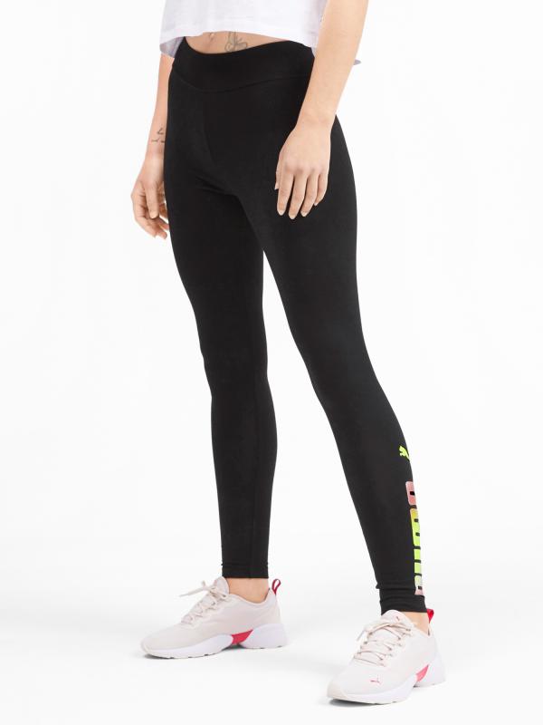 Legíny Puma Essential Graphic Leggings Černá