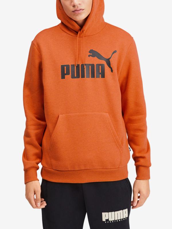 Mikina Puma Essentials+ Fleece Hoody Oranžová