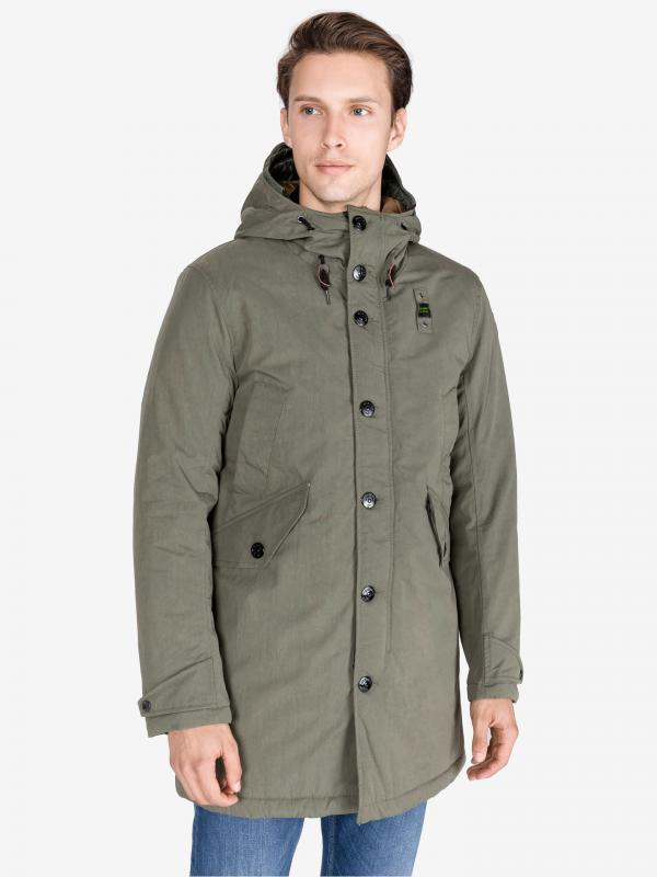 Barker Parka Blauer Zelená