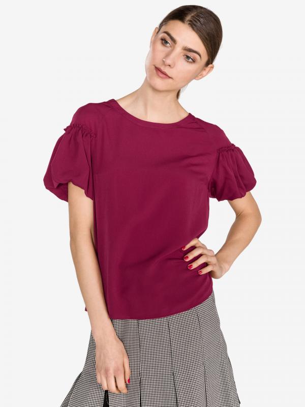 Crepe Halenka French Connection Červená