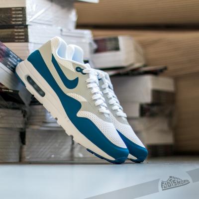 Nike Air Max 1 Ultra Essential White/ Pure Platinum- Varsity Blue