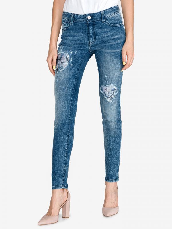 Jeans Just Cavalli Modrá