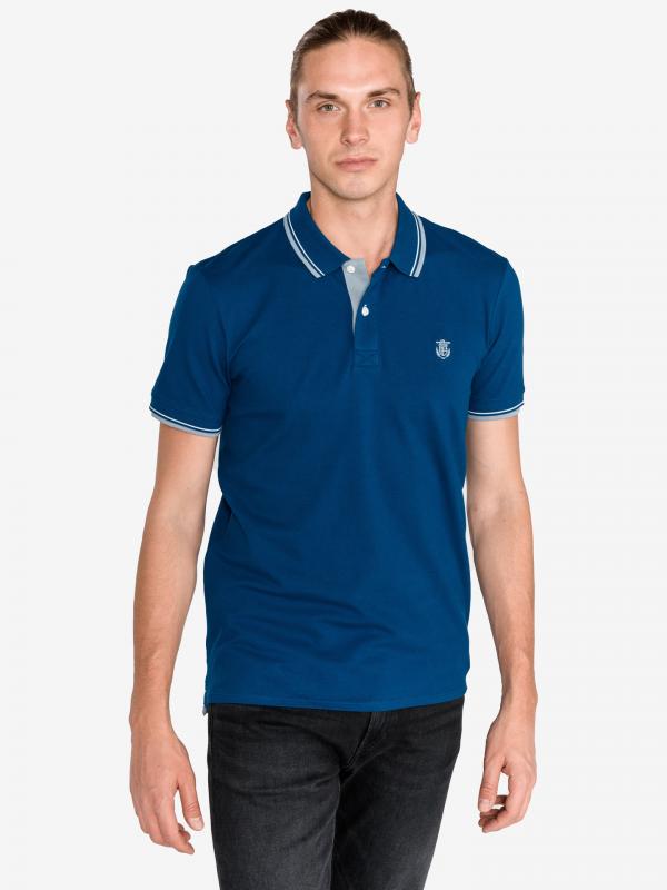 Polo triko SELECTED Modrá