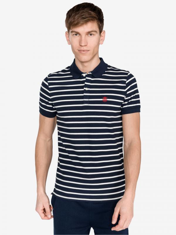 Polo triko SELECTED Modrá