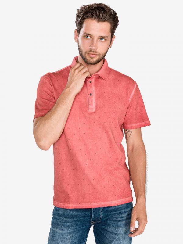 Polo triko Tom Tailor Červená