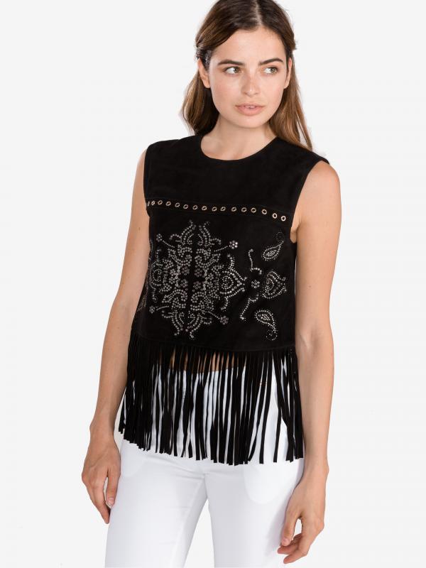 Top TWINSET Černá