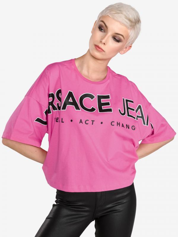 Triko Versace Jeans Růžová