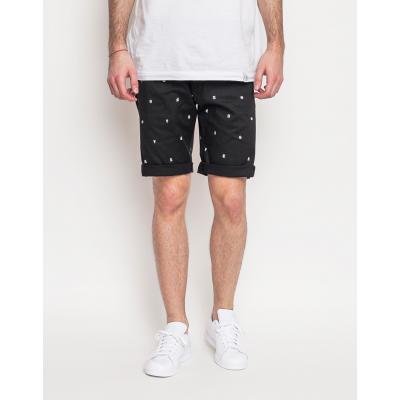 Kraťasy Carhartt WIP Swell Short Drop Cap Print, Black / White