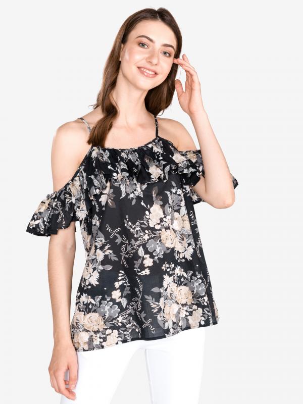 Top TWINSET Černá