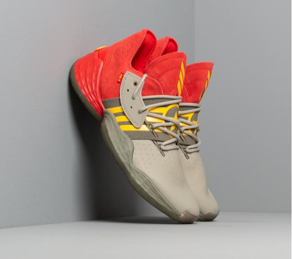 adidas Harden Vol. 4 Red/ Fear Grey/ Legend Green