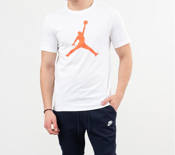 Jordan Jumpman Tee White/ Infrared 23