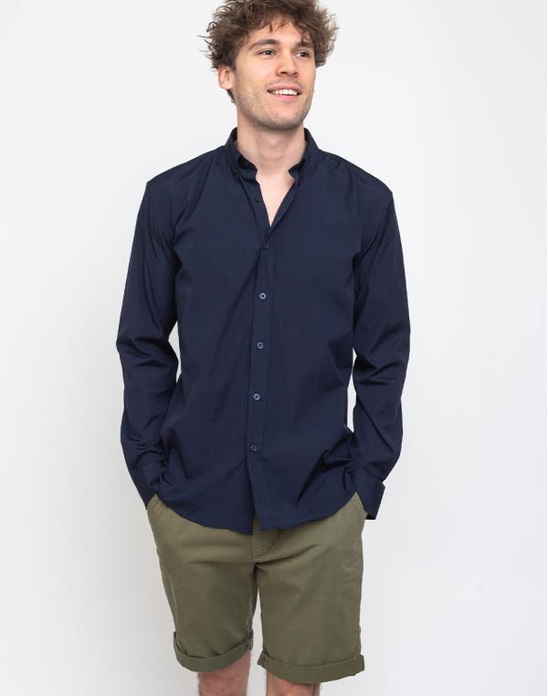 By Garment Makers The Organic Shirt Navy Blazer L