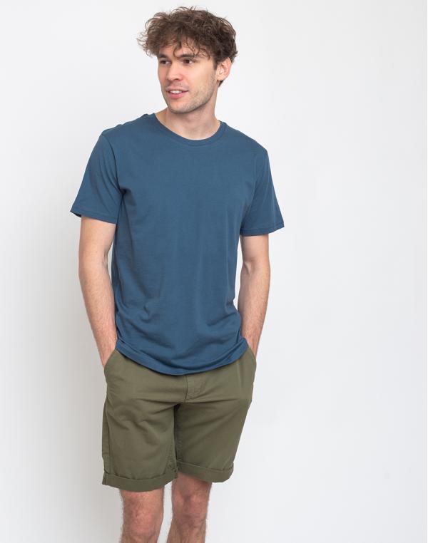 By Garment Makers The Organic Tee Petroleum Blue L