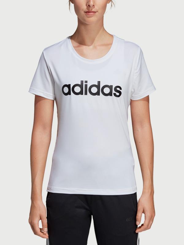 Tričko adidas Performance W D2M Lo Tee Bílá