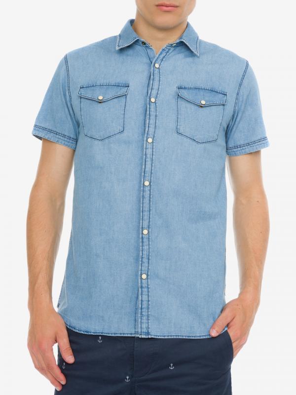 Rone Košile Jack & Jones Modrá