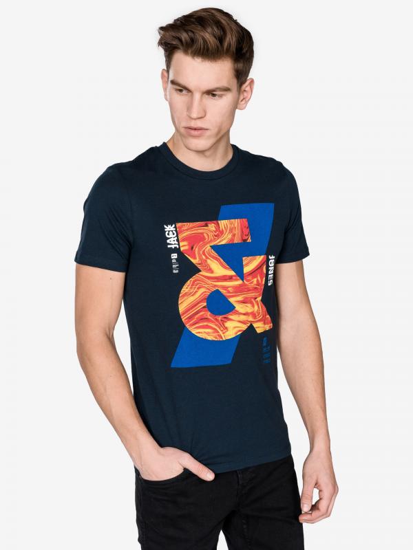 Kick Triko Jack & Jones Modrá