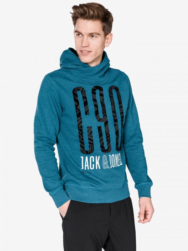 Kyle Mikina Jack & Jones Modrá