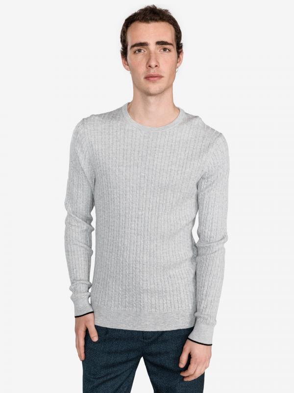 Bobby Svetr Jack & Jones Šedá