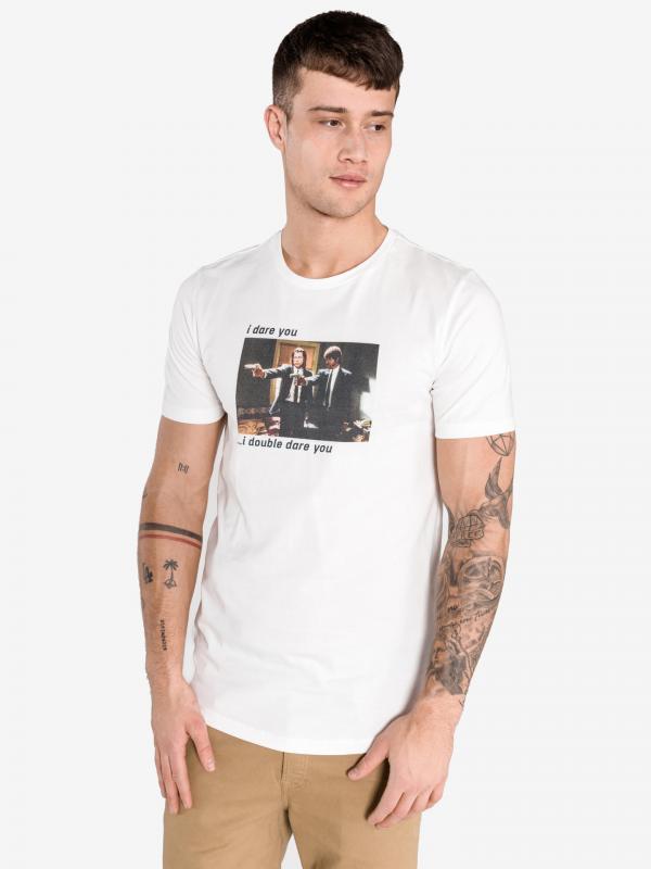 Pulp Triko Jack & Jones Bílá