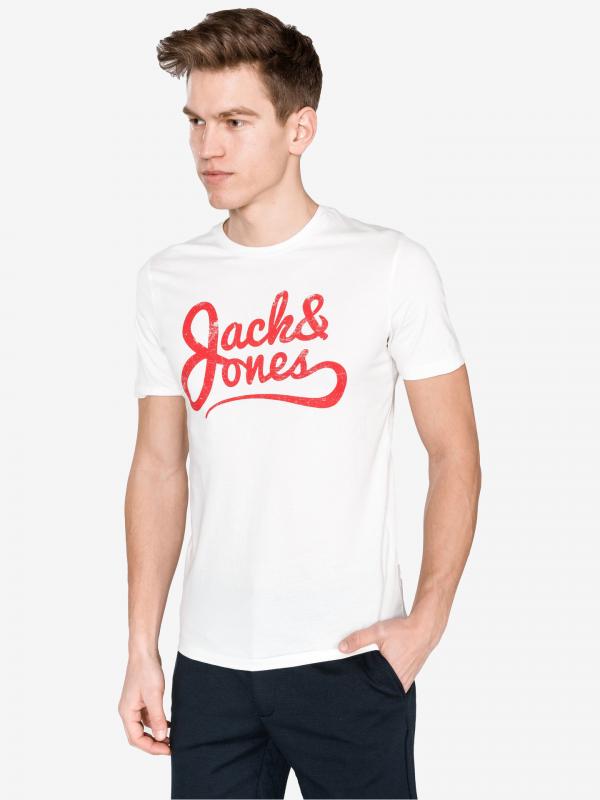 Traffic Triko Jack & Jones Bílá
